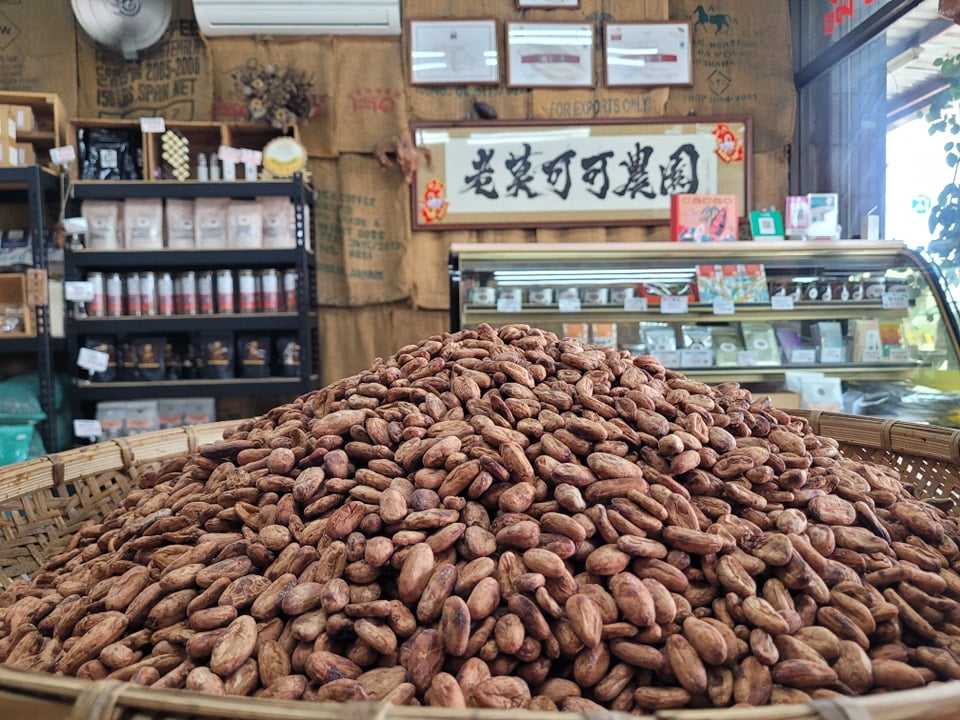 老莫可可農園的巧克力產品